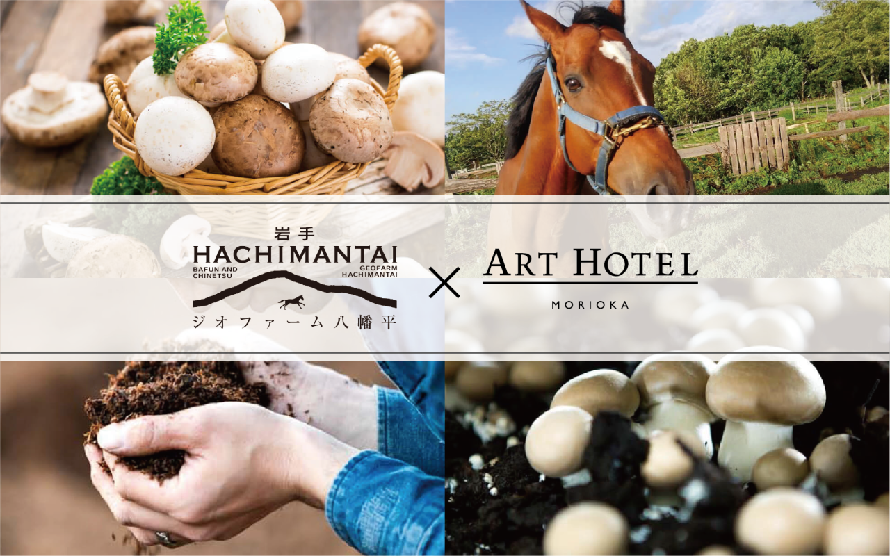 「ジオファーム八幡平」の高品質マッシュルーム提供プロジェクト