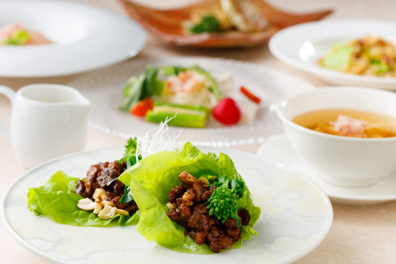 3・4月おすすめランチコース「アスパラと彩り野菜のバーニャカウダから始まる春野菜コース」