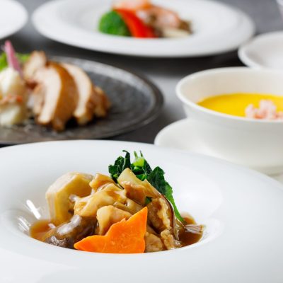 11・12月おすすめランチコース「旬の南瓜と鶏もも肉の香味醤油煮込みを味わうランチコース」